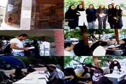 یک عمر سلامتی با خود مراقبتی / برپایی ایستگاه غربالگری پر فشاری خون در بیمارستان جامع زنان
